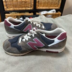 New Balance 1400 Burgundy/Sage/Gray Sneakers Mens Size 10.5